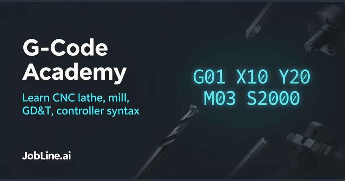 G-Code Academy training preview